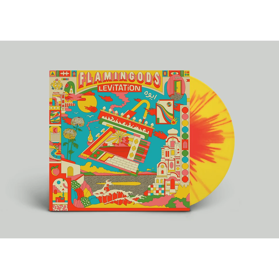 Flamingods - Levitation Red & Yellow Splatter Vinyl