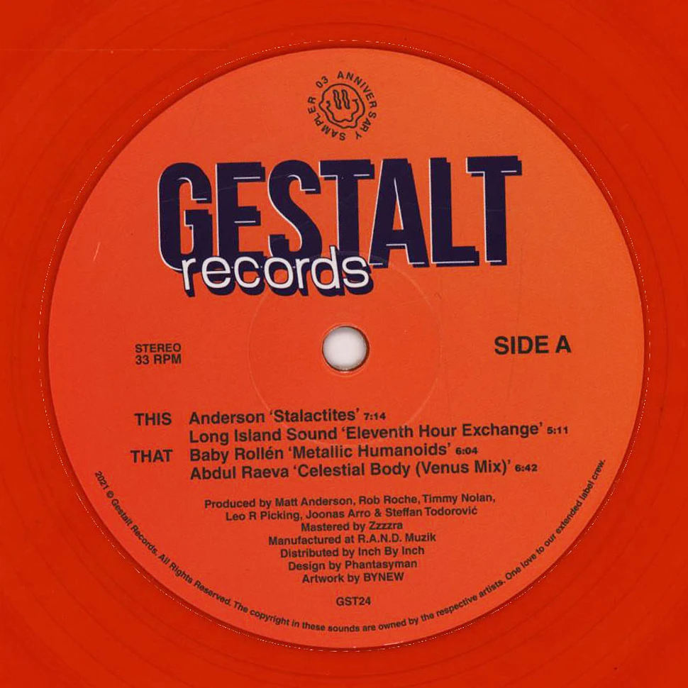 V.A. - Gestalt Records Anniversary Sampler 03