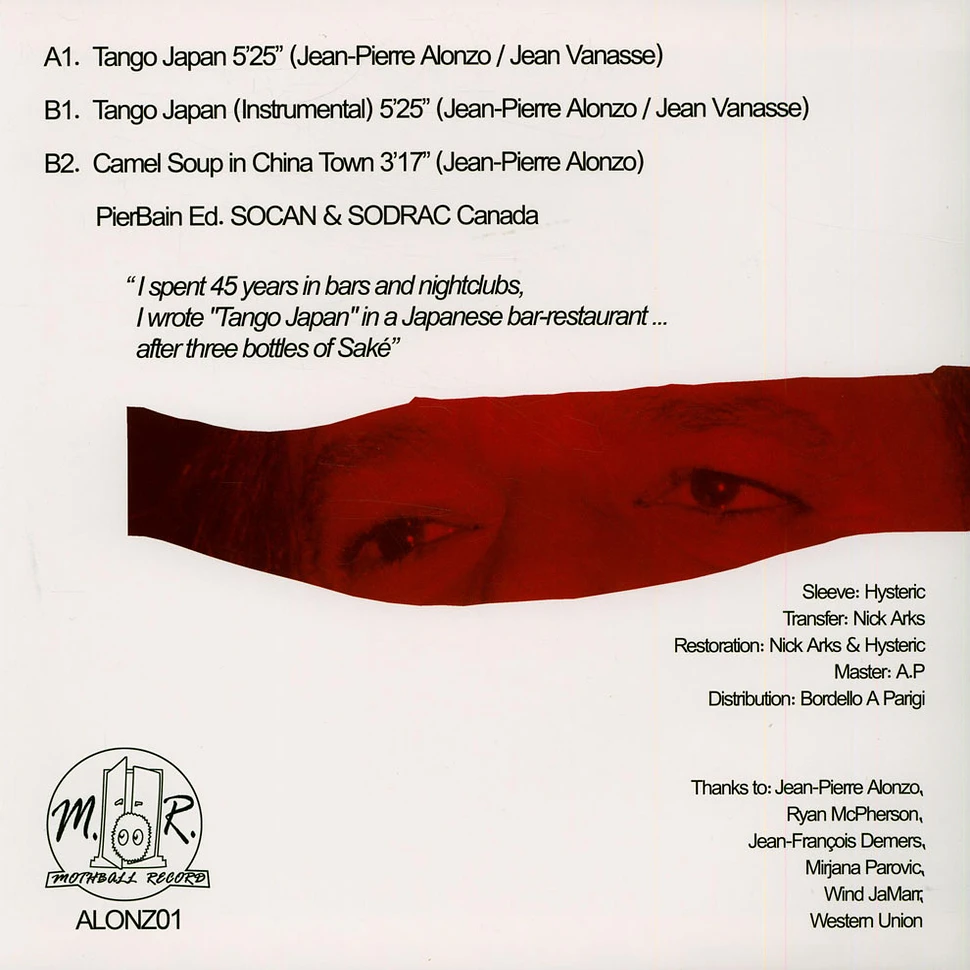 Al Onzo - Tango Japan Red Vinyl Edition