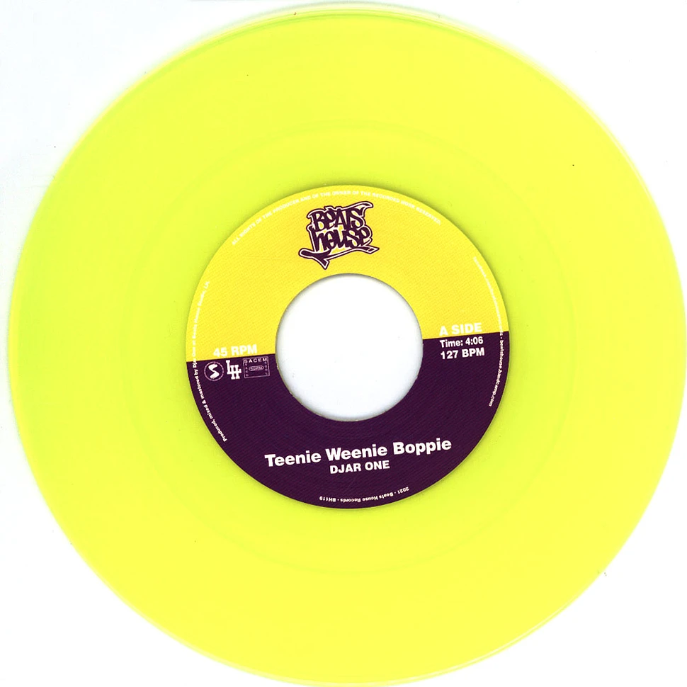 Djar One - Teenie Weenie Boppie / Saint-Tropez Yellow Vinyl Edition