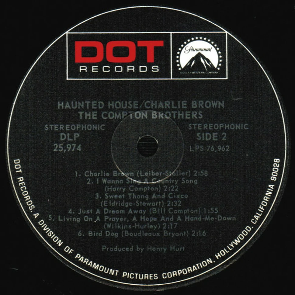The Compton Brothers - Haunted House / Charlie Brown