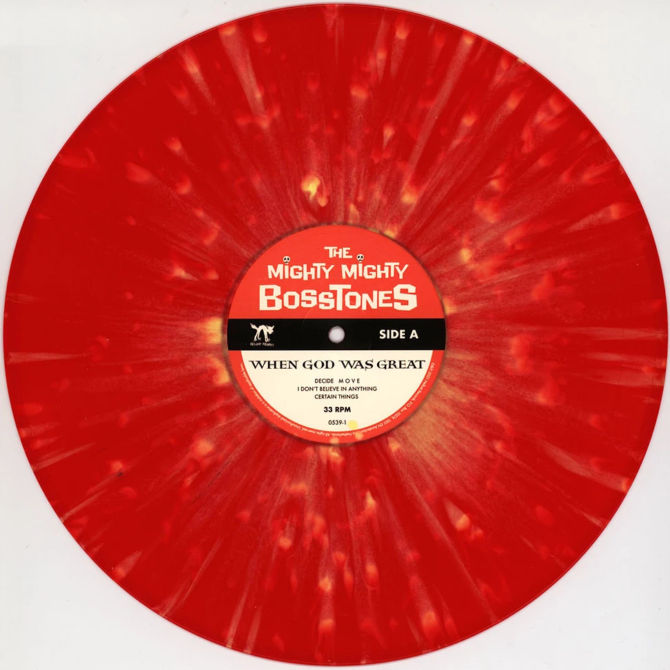 Mighty Mighty Bosstones - When God Was Great Red, White, Yellow Spatter Vinyl Edition