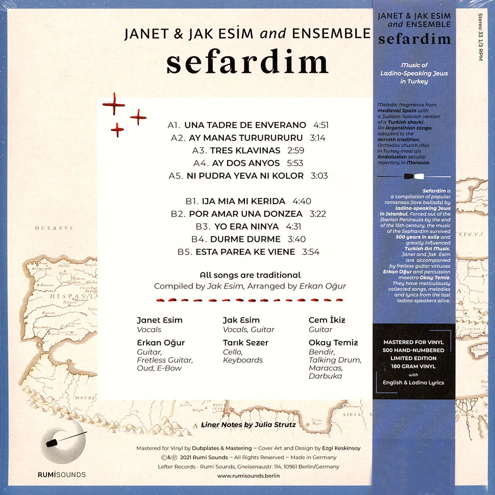 Janet & Jak Esim And Ensemble - Sefardim