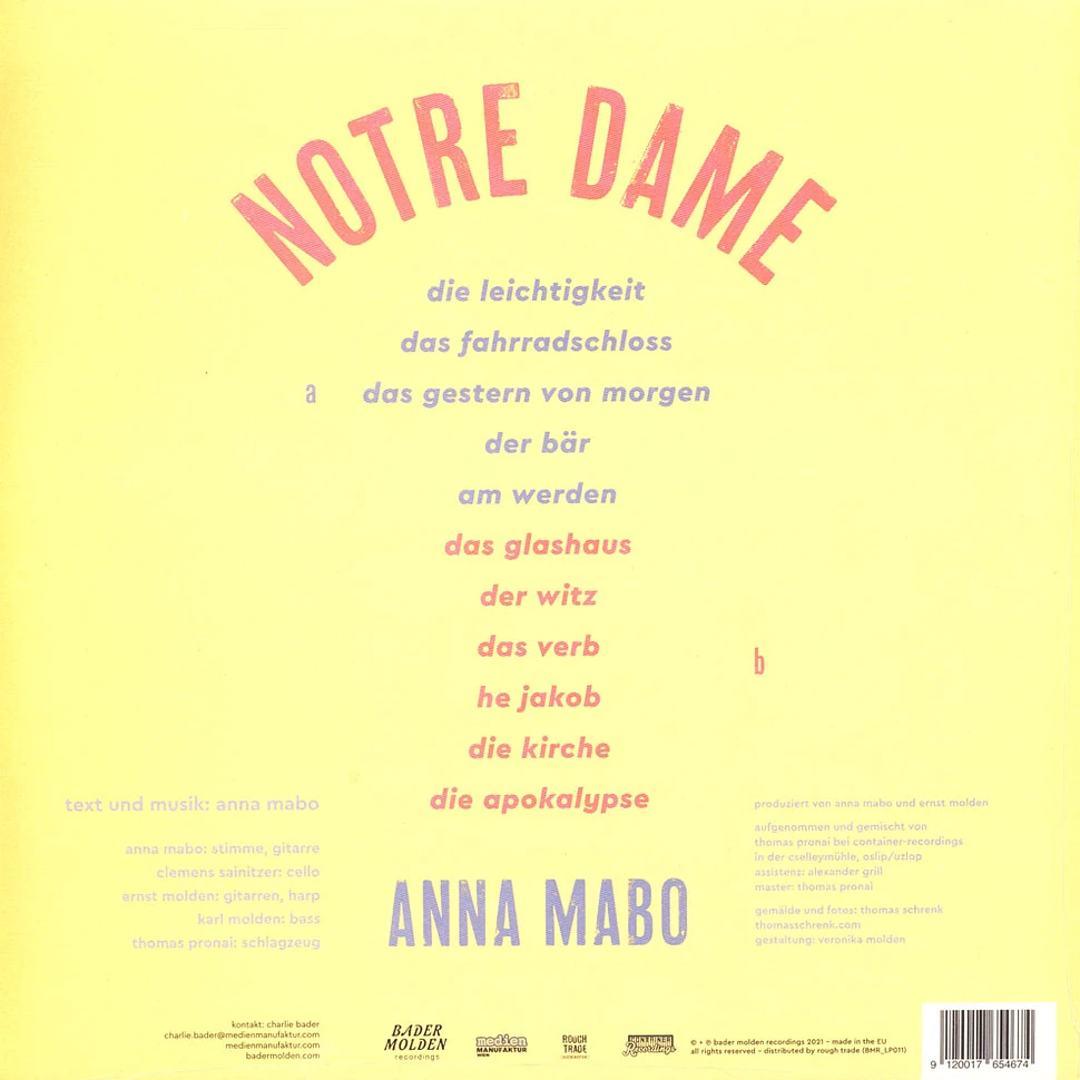 Anna Mabo - Notre Dame