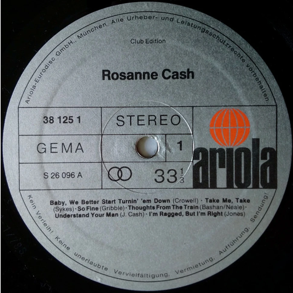 Rosanne Cash - Rosanne Cash