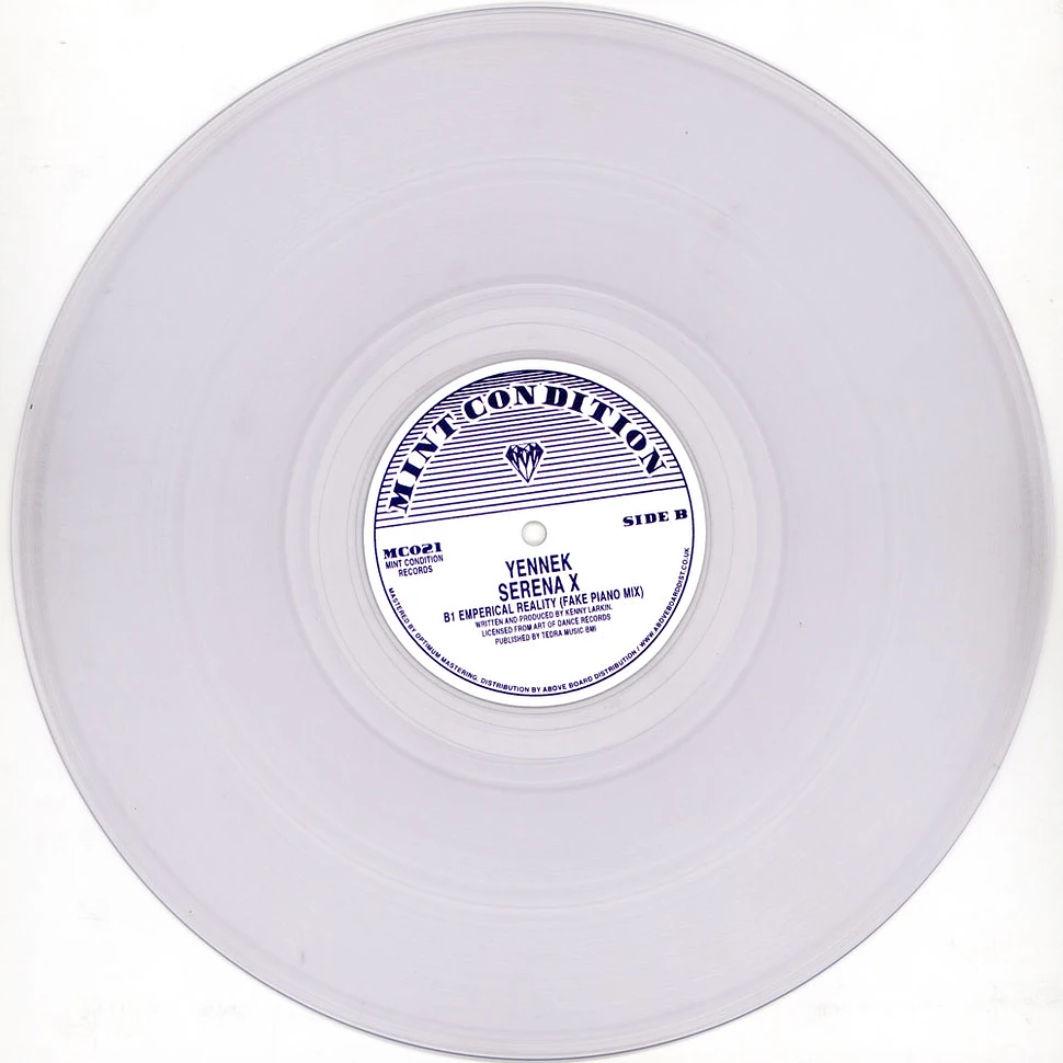 Yennek (Kenny Larkin) - Serena X Carl Craig Innerzone Mix Clear Vinyl Edition