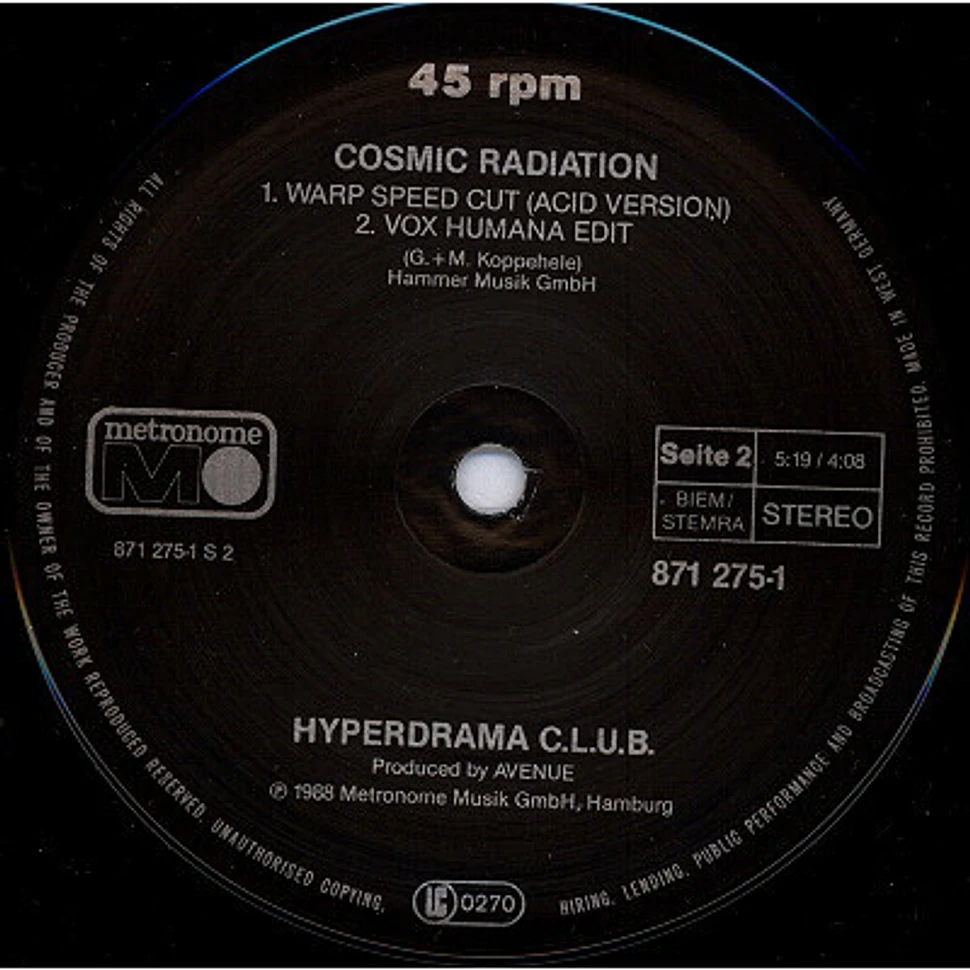 Hyperdrama C.L.U.B. - Cosmic Radiation