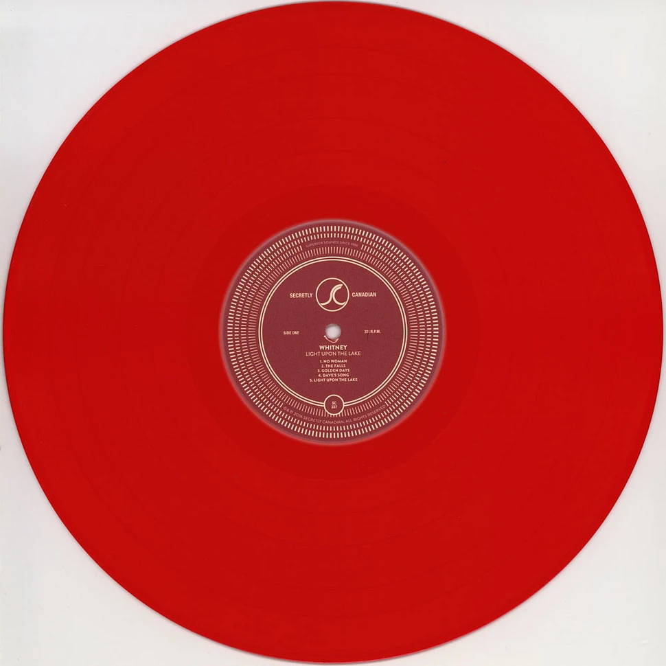 Whitney - Light Upon The Lake Red Vinyl Edition