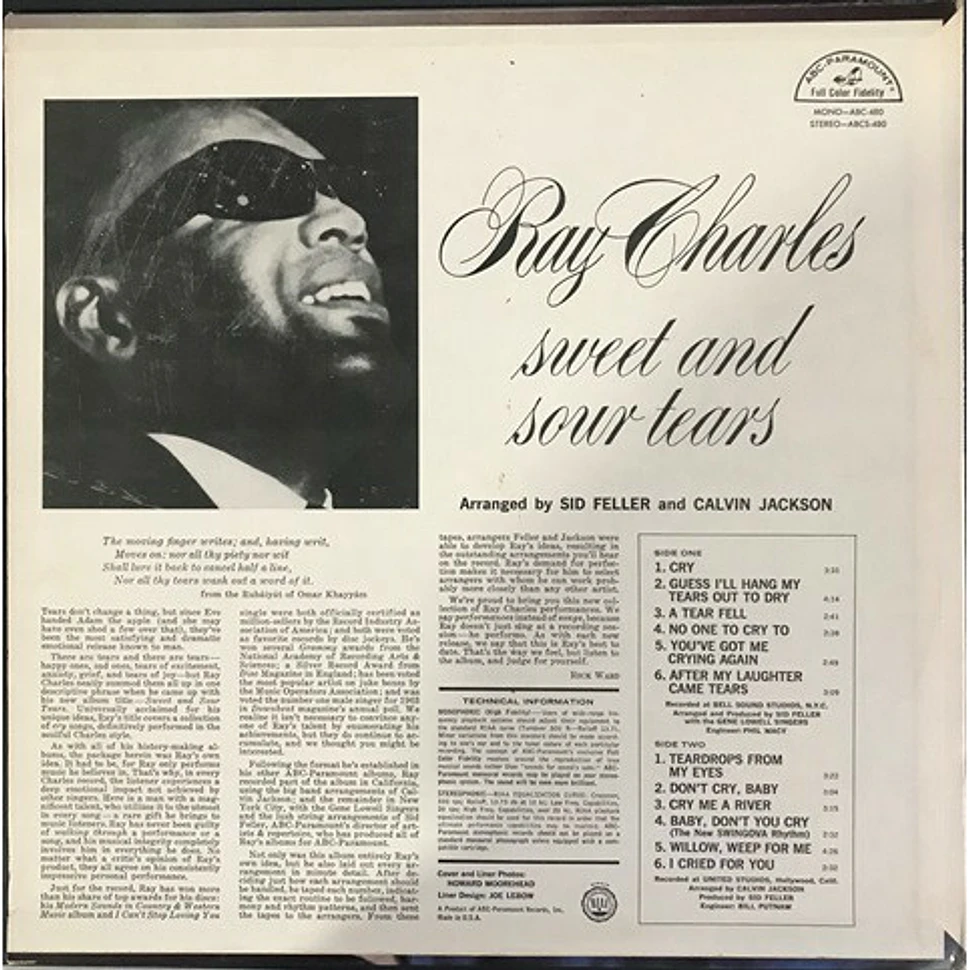 Ray Charles - Sweet & Sour Tears