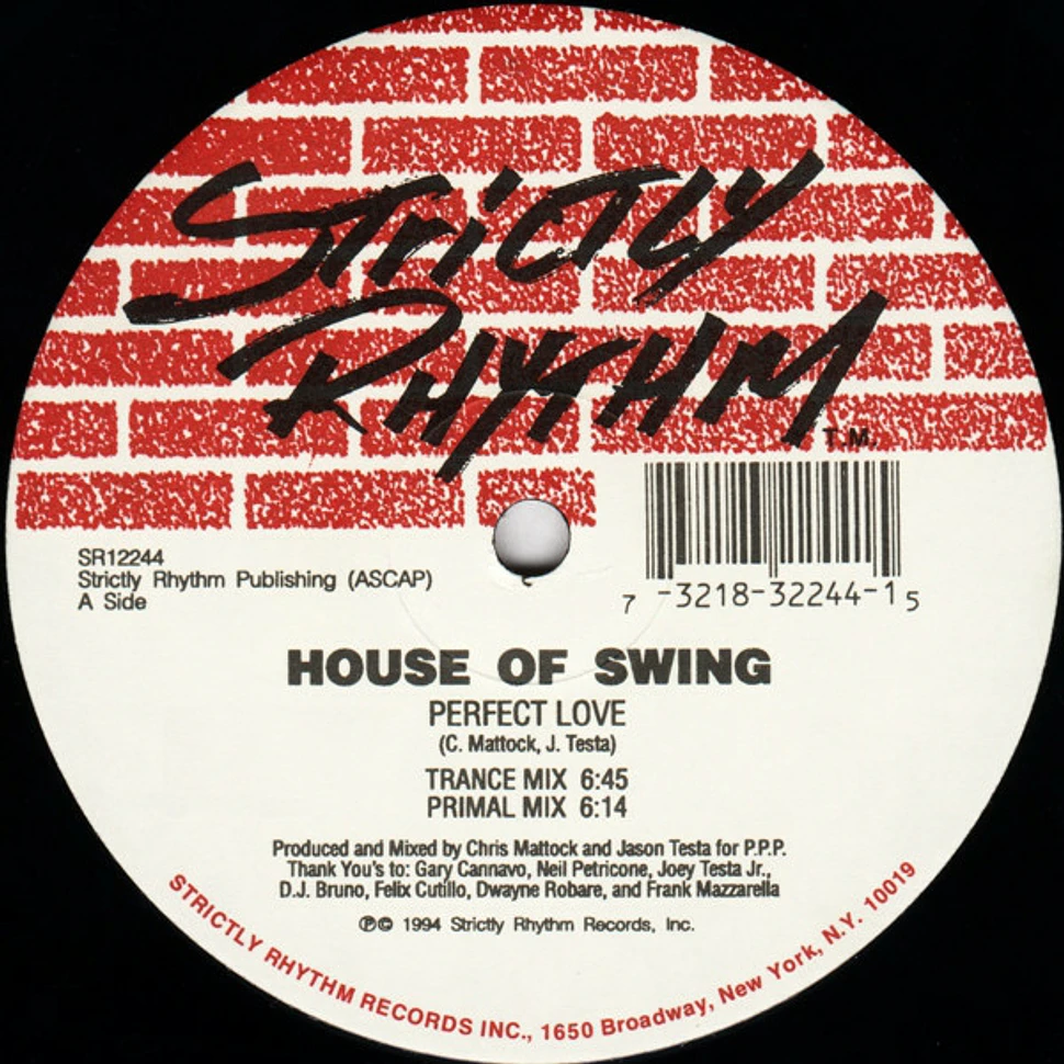 House Of Swing - Perfect Love
