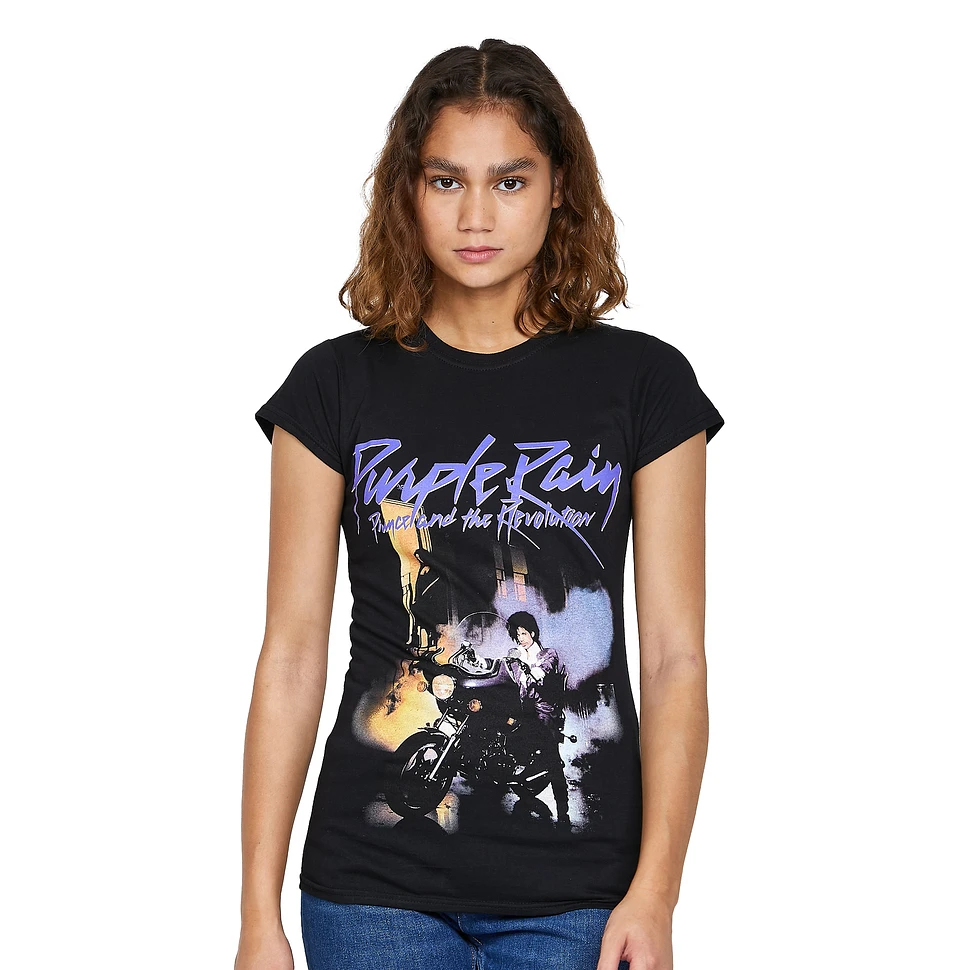 Prince - Purple Rain Woman T-Shirt (Black) | HHV