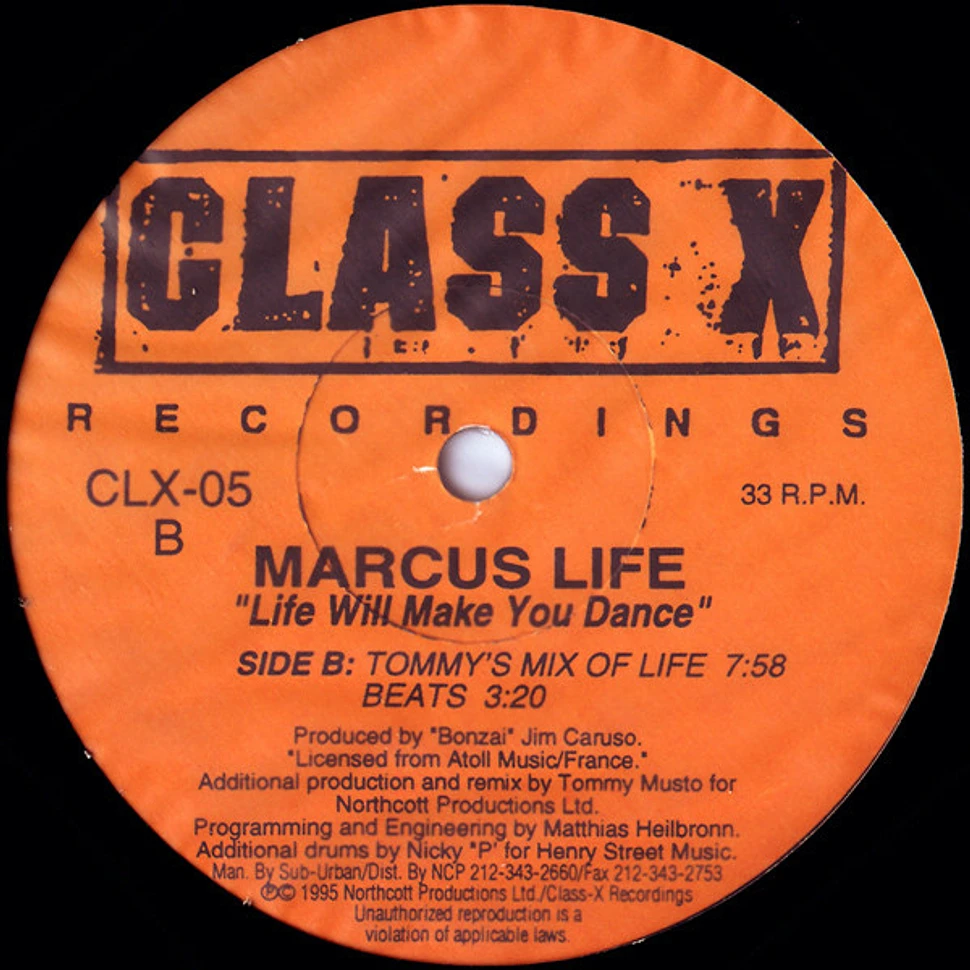 Marcus Life - Life Will Make You Dance