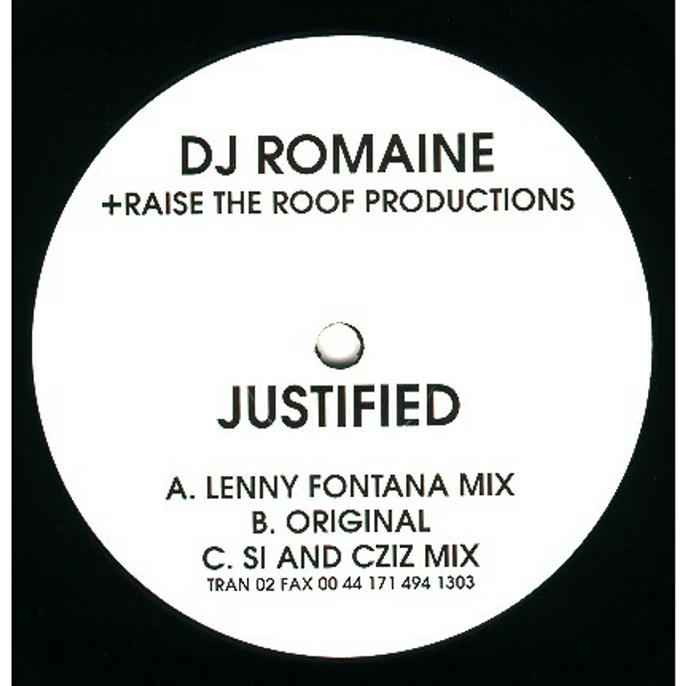DJ Romain - Justified