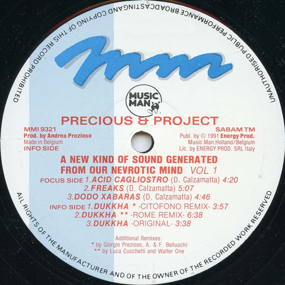 Precious X Project - A New Kind Of Sound Generated From Our Nevrotic Mind Vol.1