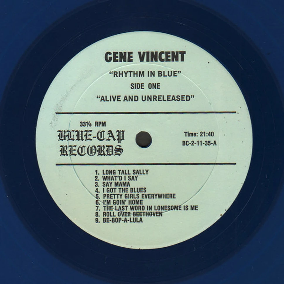 Gene Vincent - Rhythm In Blue