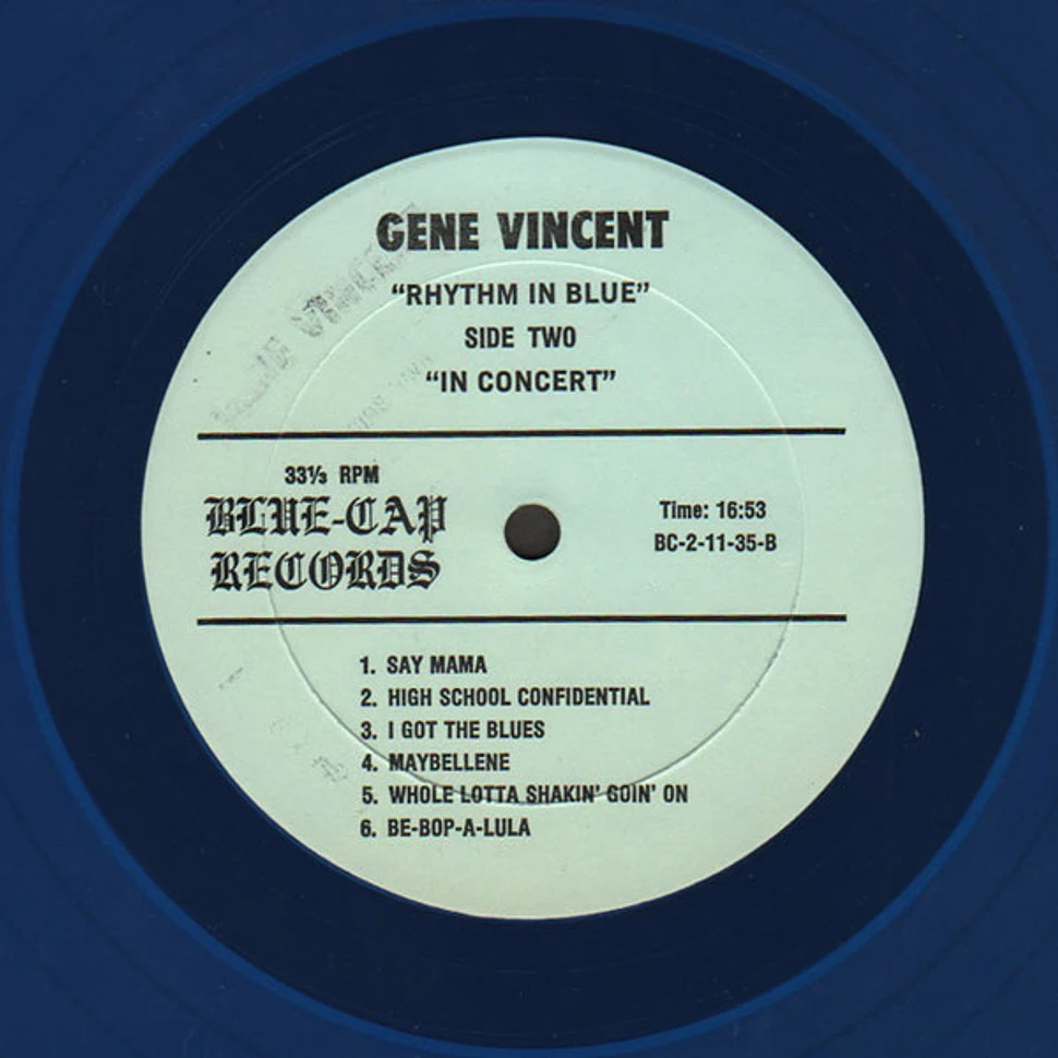 Gene Vincent - Rhythm In Blue