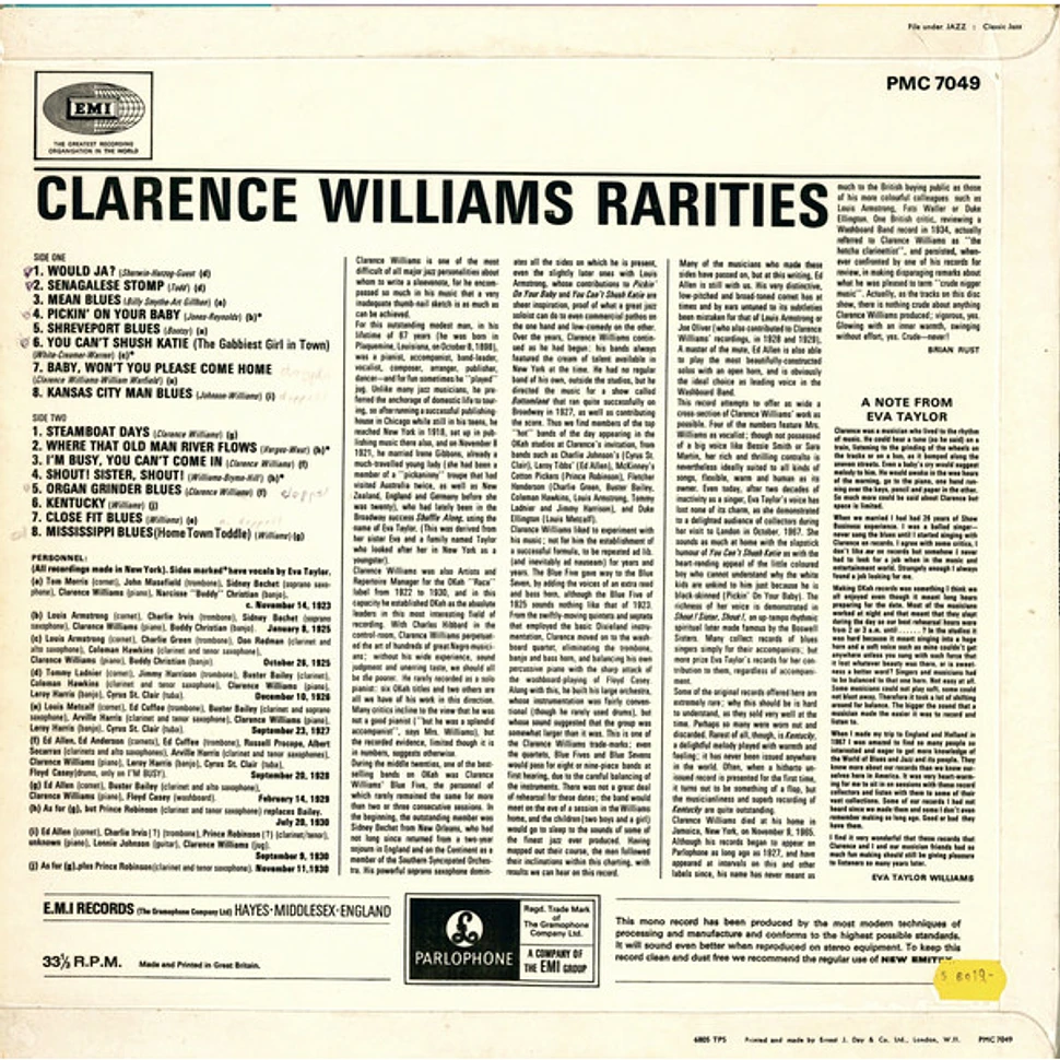 Clarence Williams - Clarence Williams Rarities