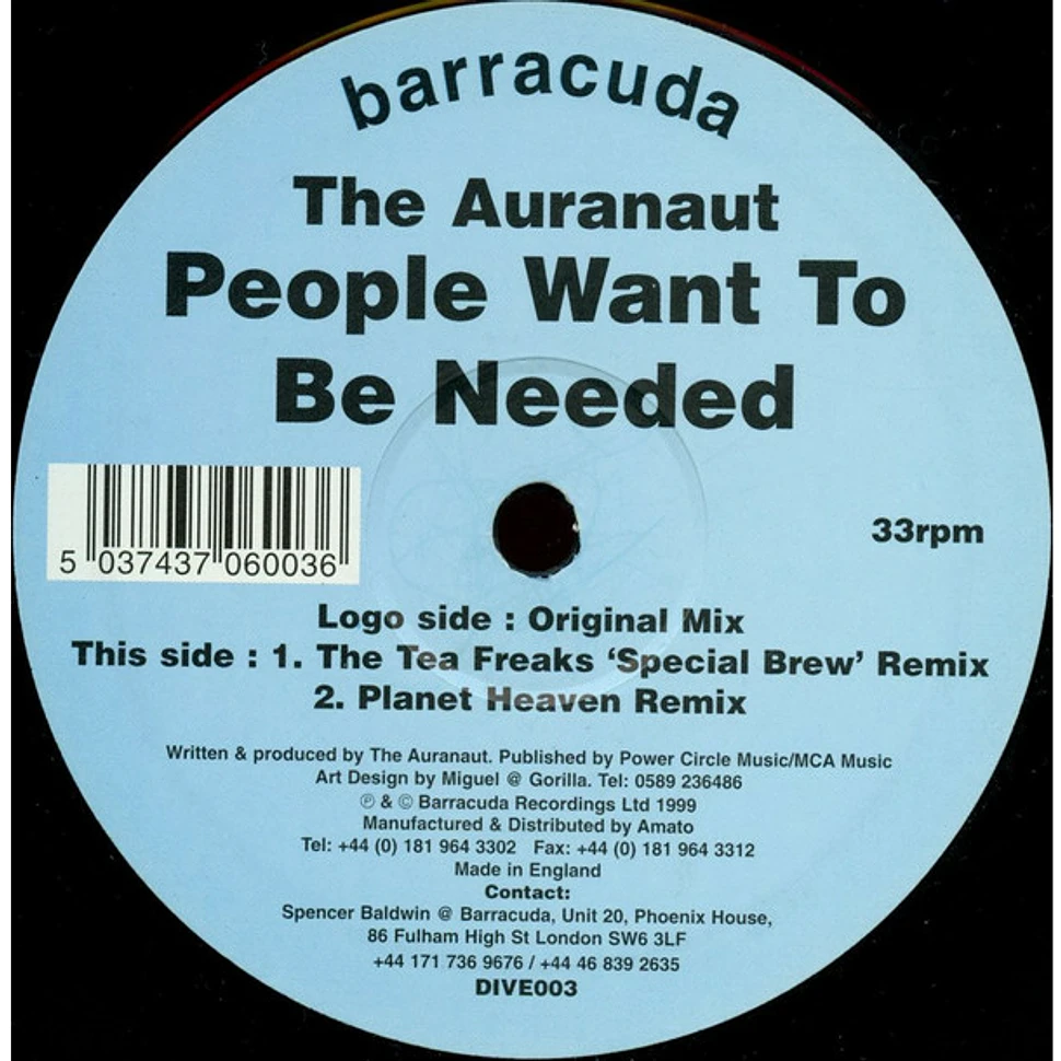 The Auranaut - People Want To Be Needed