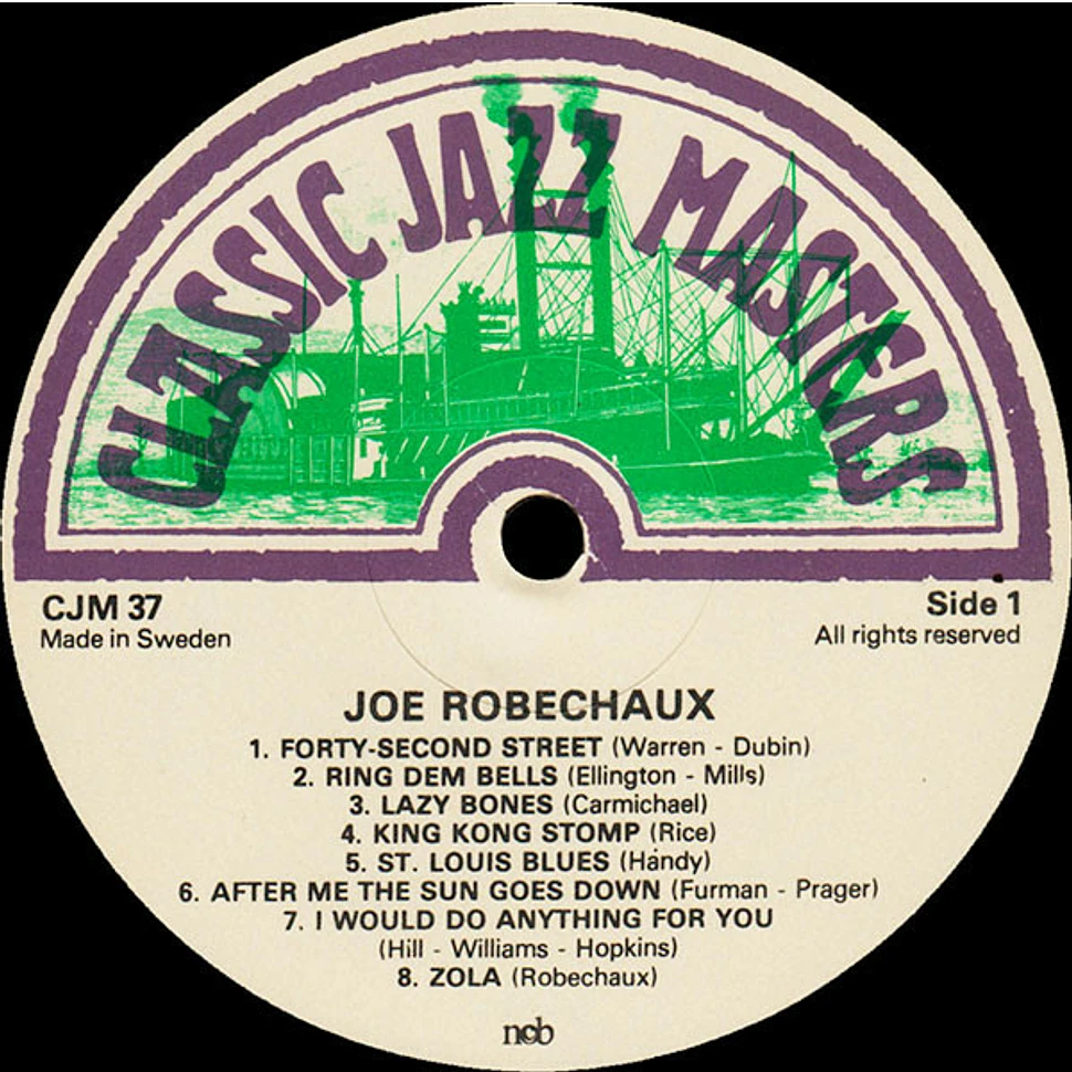 Joseph Robichaux And His New Orleans Rhythm Boys - Joe Robechaux And His New Orleans Rhythm Boys 1933