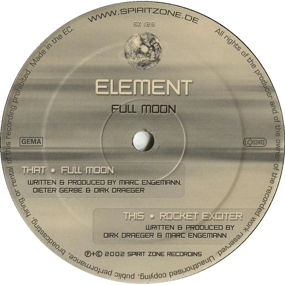 Element - Full Moon / Rocket Exciter