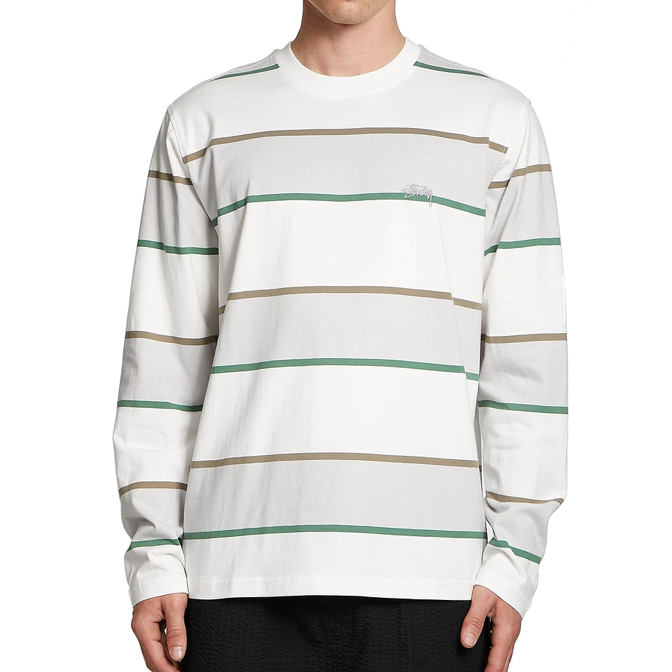 Stüssy - Bold Stripe LS Crew