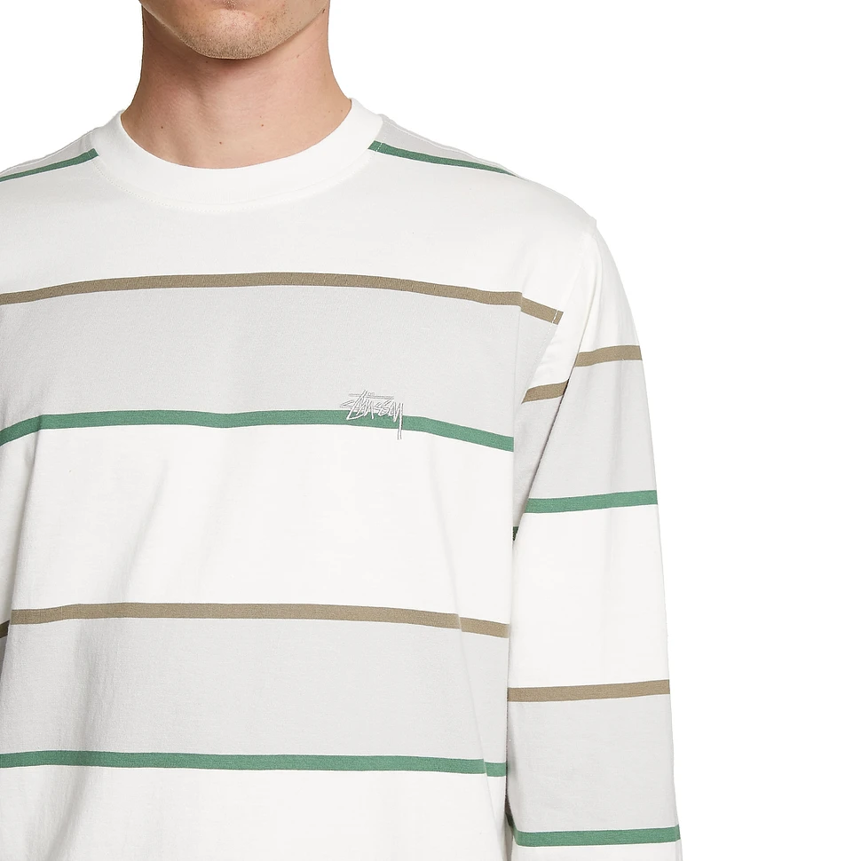 Stüssy - Bold Stripe LS Crew