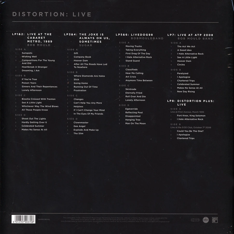 Bob Mould - Distortion: Live Splatter Vinyl Edition