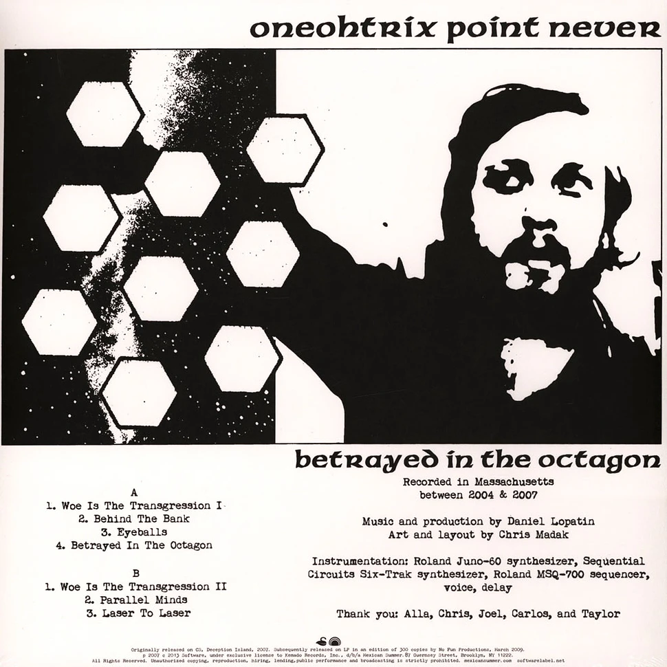 Oneohtrix Point Never - Betrayed In The Octagon Record Store Day 2021 Edition