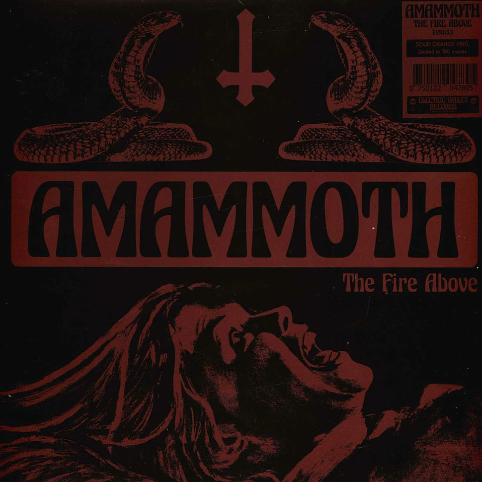 Amammoth - The Fire Above Solid Orange Vinyl Edition