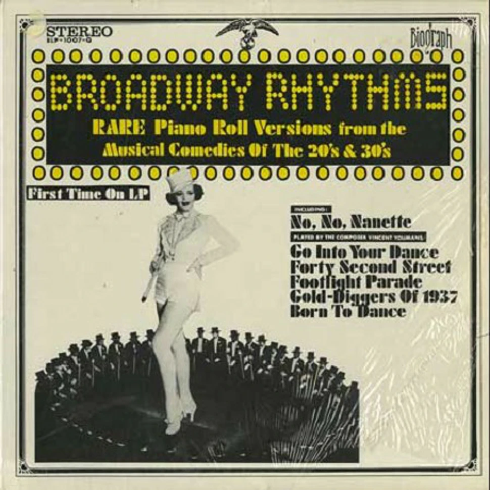V.A. - Broadway Rhythms (Rare Piano Roll Versions From The Musical Comedies Of The 20's & 30's)