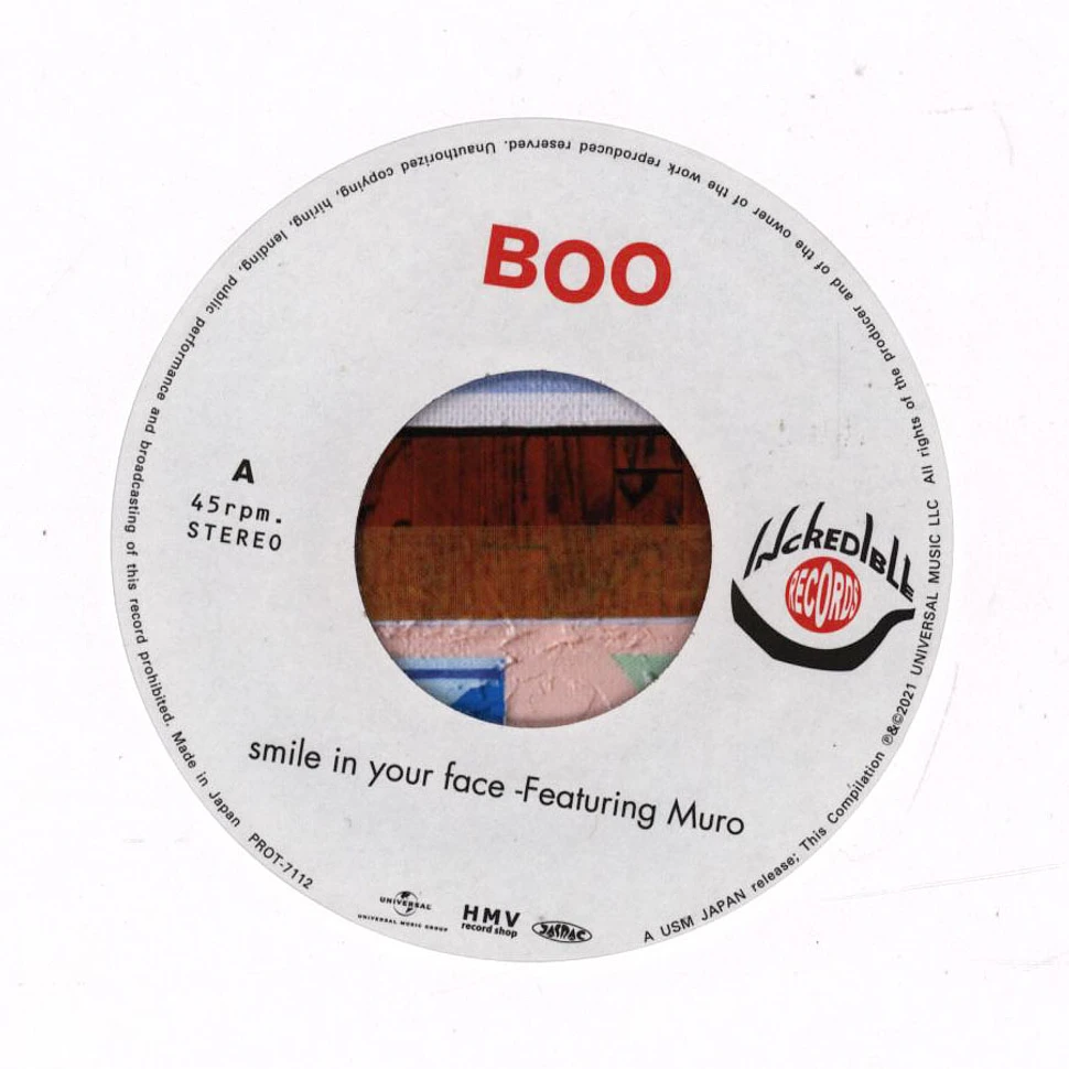 Boo - Smile In Your Face Featuring Muro Record Store Day 2021 Edition