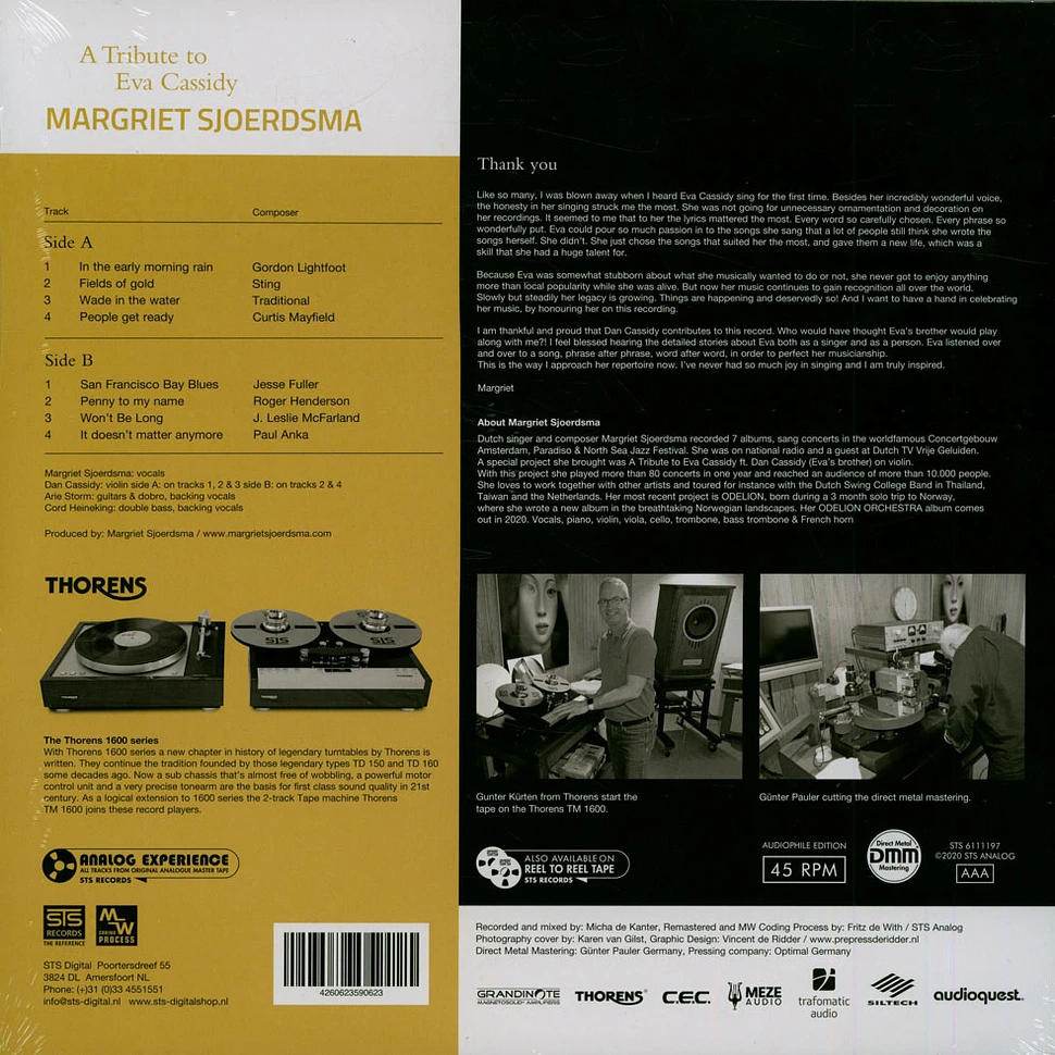 Margriet Sjoerdsma - A Tribute To Eva Cassidy