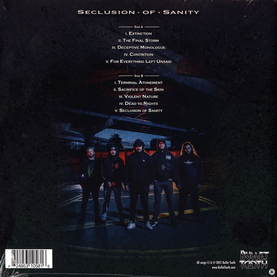 Mindfield - Seclusion Of Sanity Bone With OPurple SPlatter Vinyl Edition