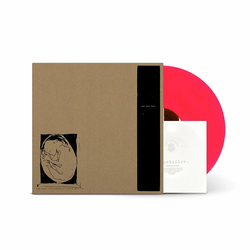 Boysetfire - This Crying, This Screaming, My Voice Is Being Born 25th Annivesary Pink Vinyl Edition