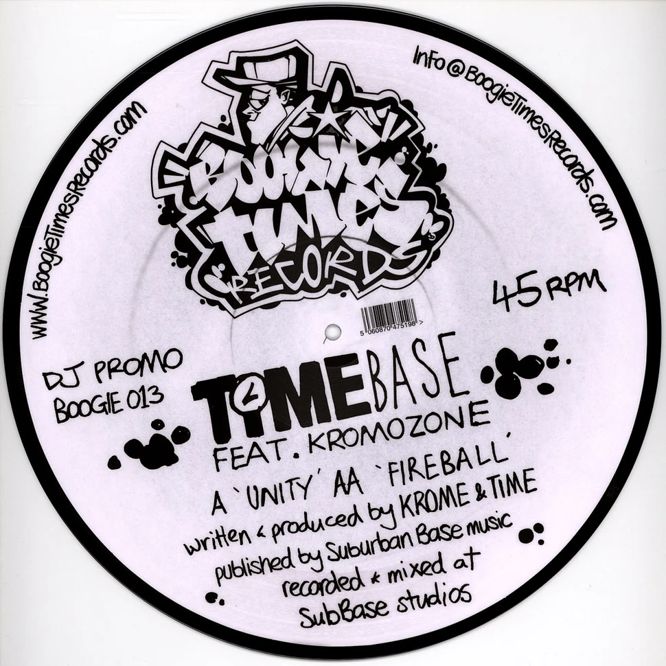 Timebase - Unity / Fireball Feat. Kromezone Picture Disc Edition