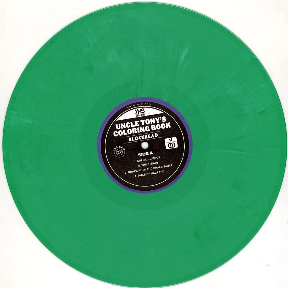 Blockhead - Uncle Tony's Coloring Book Green And Cream Vinyl Edition