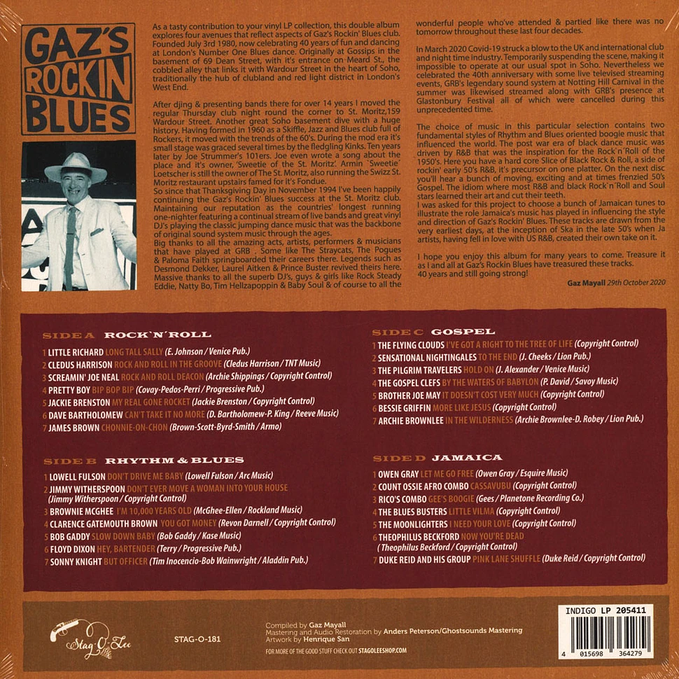 Gaz Mayall - Gaz's Rockin Blues 40th Anniversary Edition