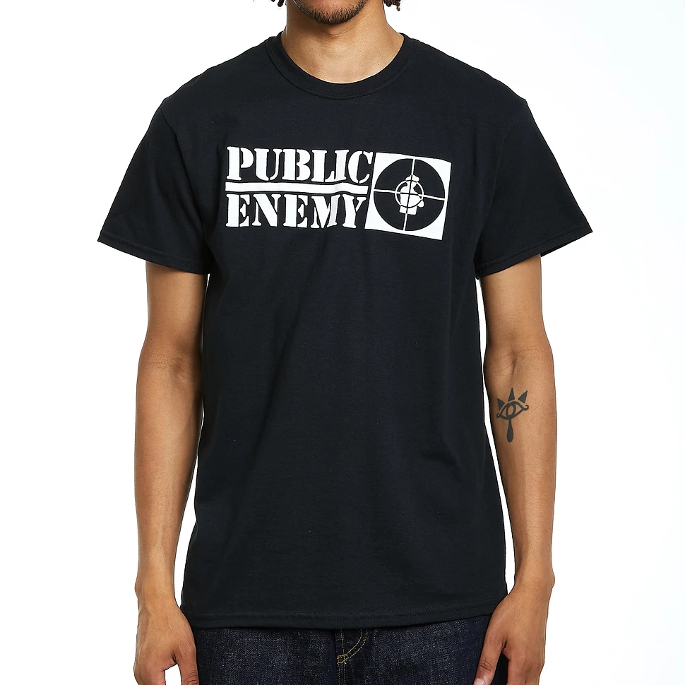 Public Enemy - Long Logo T-Shirt