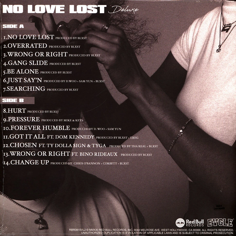 Blxst - No Love Lost