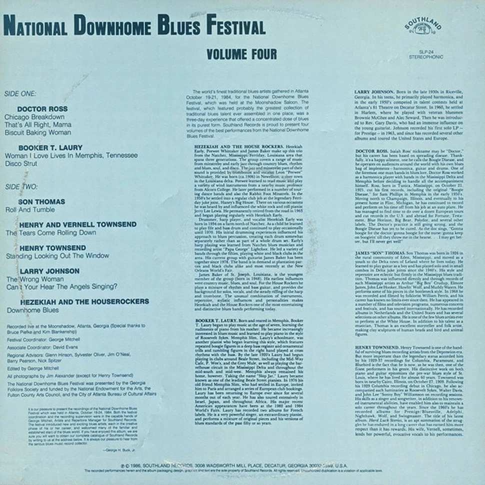 V.A. - National Downhome Blues Festival (Volume Four)