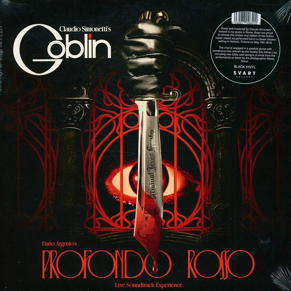 Claudio Simonetti's Goblin - Profondo Rosso - Live Soundtrack Experience Black Vinyl Edition