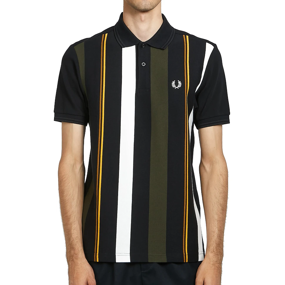 Fred Perry - Knitted Stripe Polo Shirt