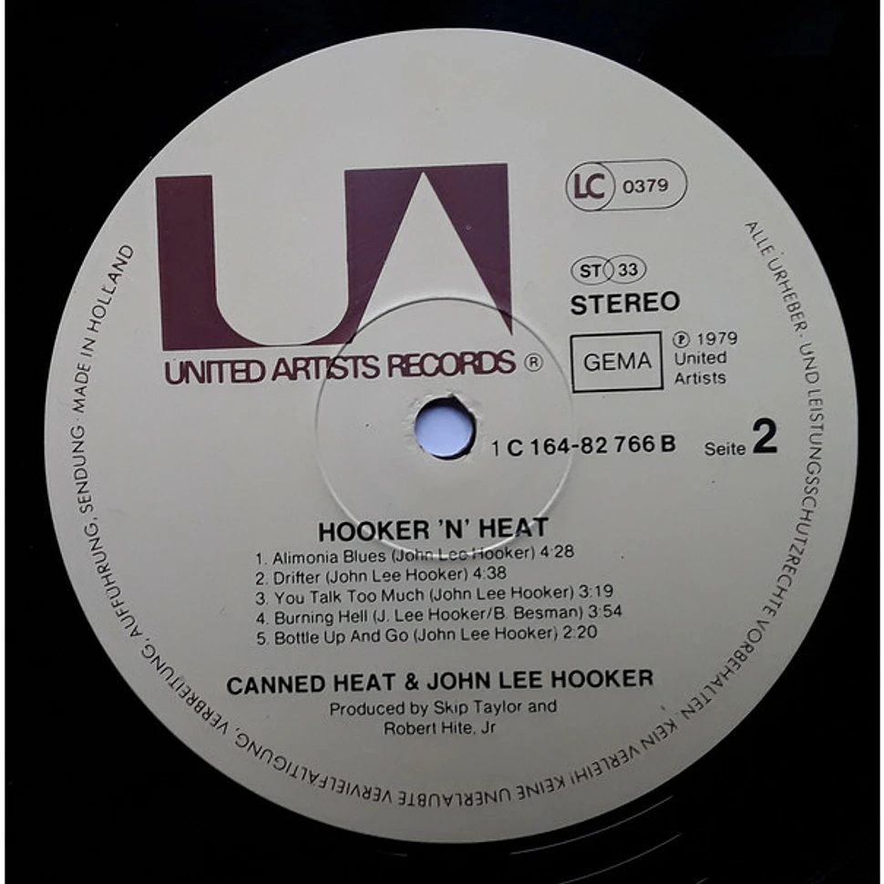 Canned Heat & John Lee Hooker - Hooker 'N' Heat