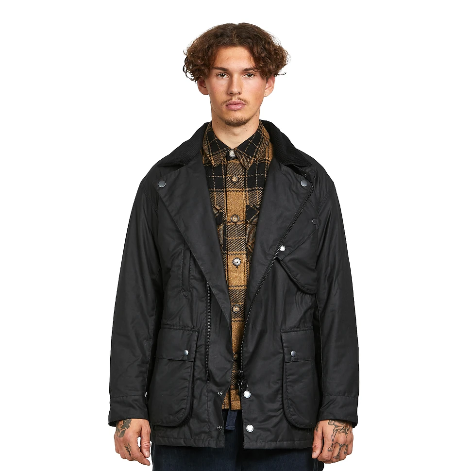 Barbour x Engineered Garments - B.Intl Lenox Wax (Black) | HHV