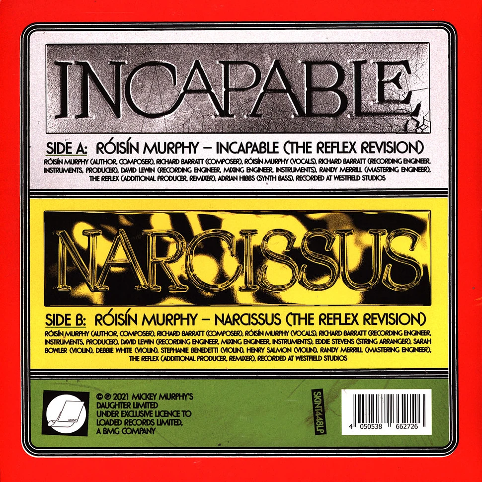 Roisin Murphy - Incapable / Narcissus (The Reflex Revisions)
