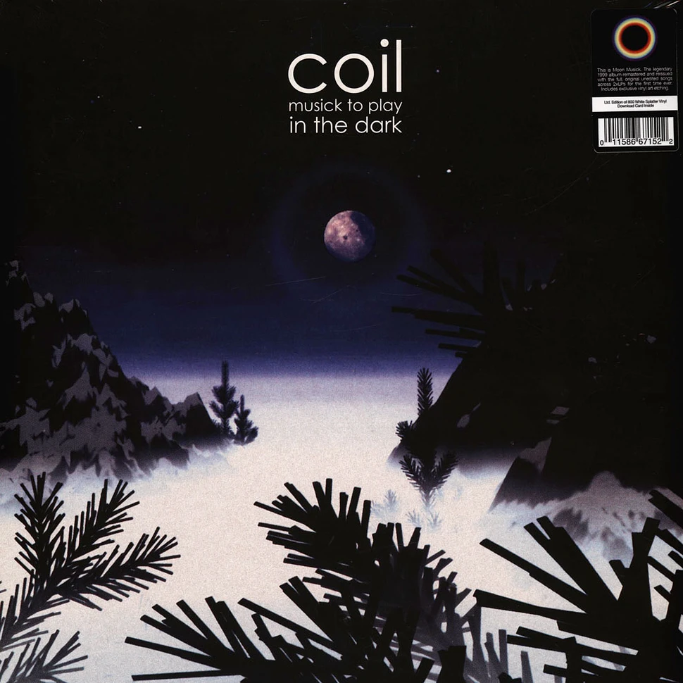 Coil - Musick To Play In The Dark Clear White Splatter Vinyl Edition