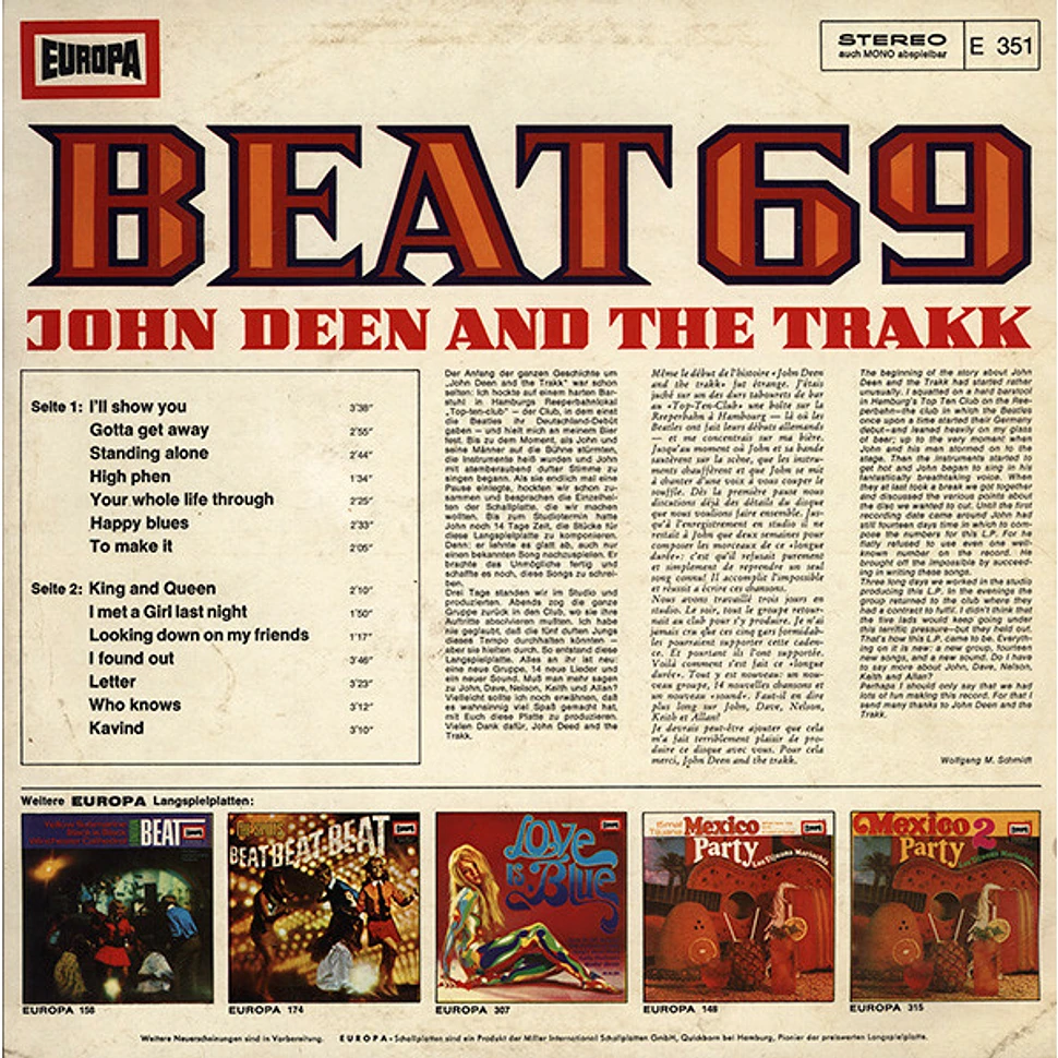 John Deen And The Trakk - Beat 69