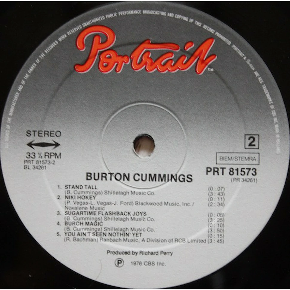 Burton Cummings - Burton Cummings
