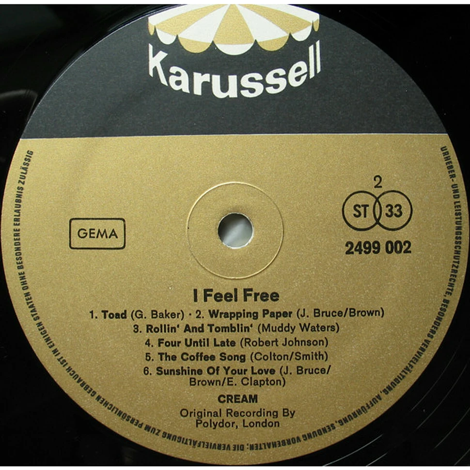 Cream - I Feel Free