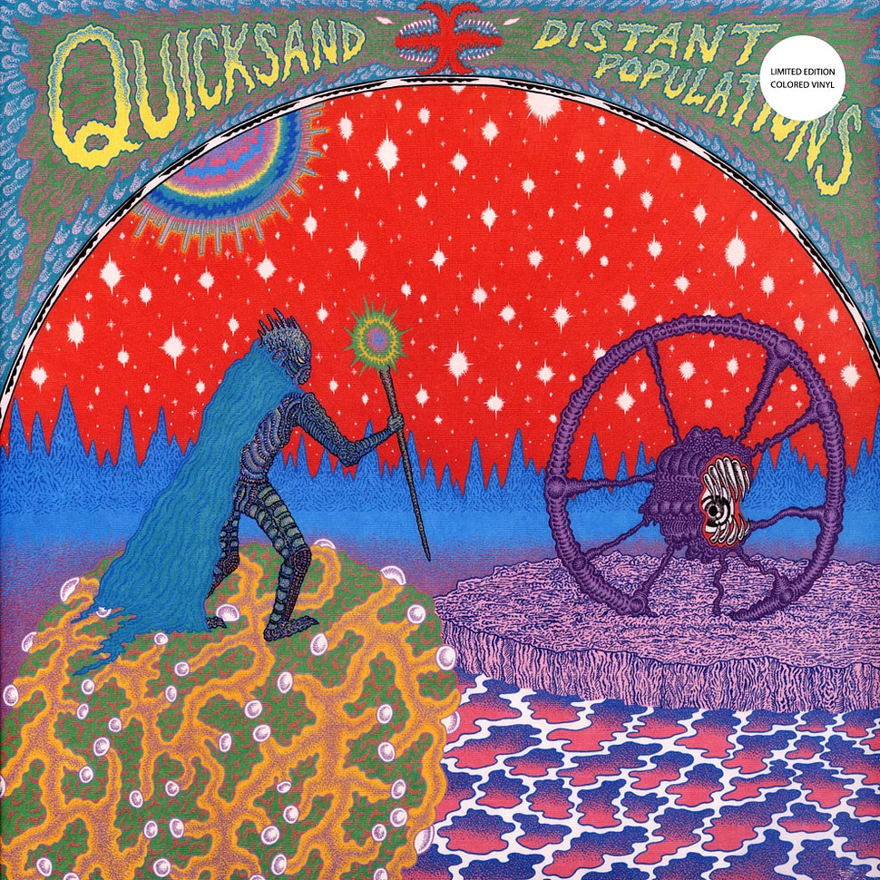 Quicksand - Distant Populations Red & Yellow Splatter Vinyl Edition